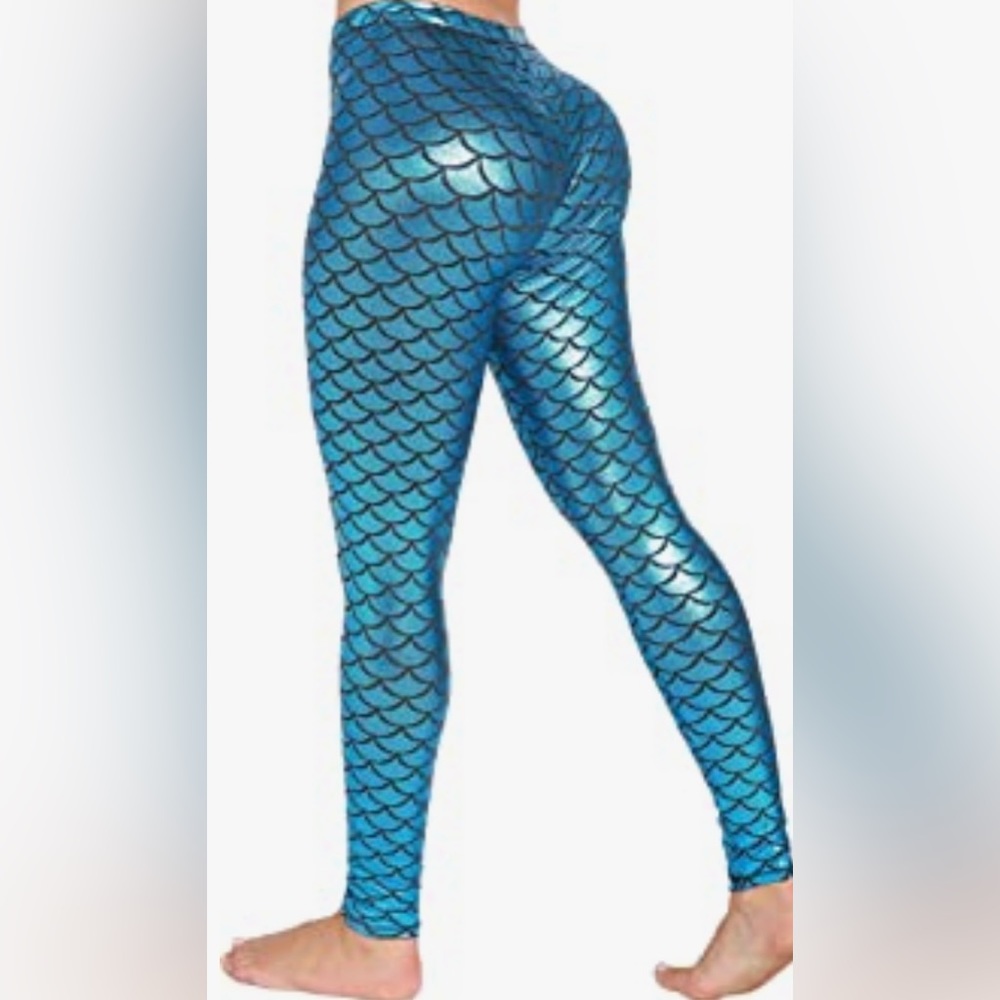 Mermaid Leggings for Women Size Large NEW